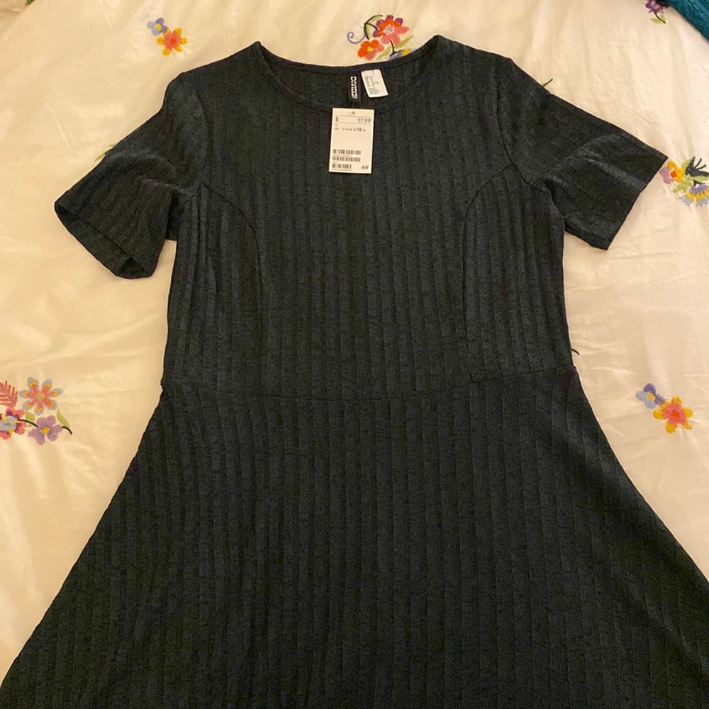 Divided Dark Green Mini Dress (NWT) (Size 12)